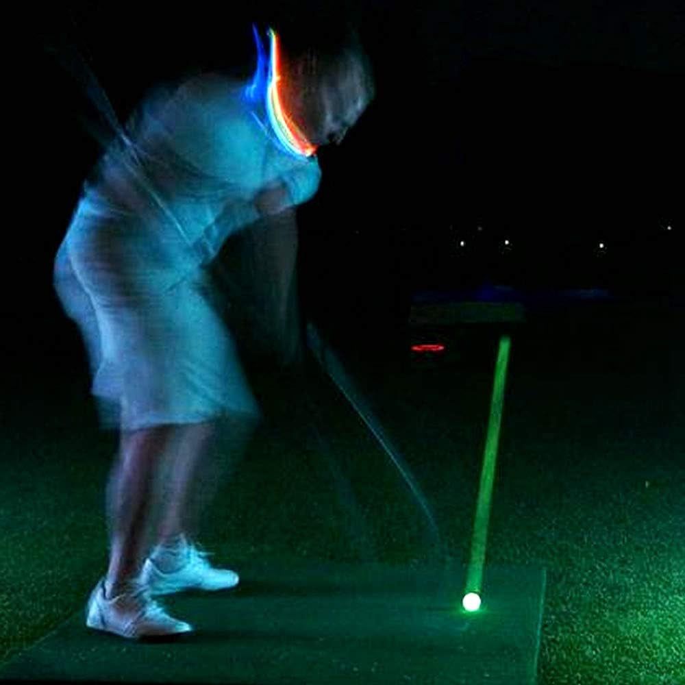 Glow Golf Balls - Set of 20 Glowing Night Golf Balls with Glow Stick Inserts (Assort)